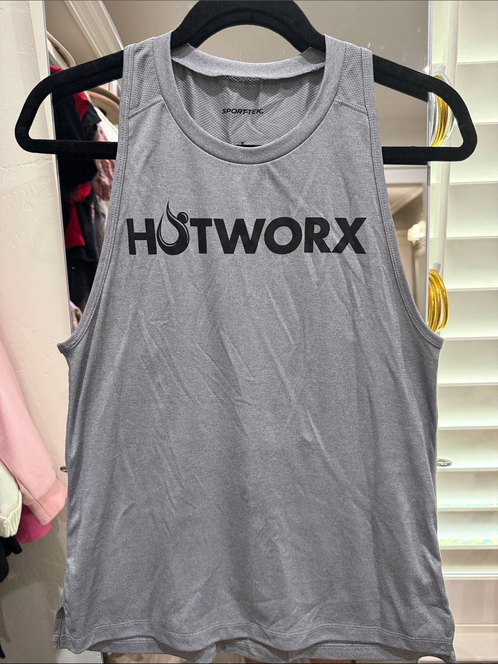HOTWORX Women's Gray Performance Tank Top by Sport-Tek
